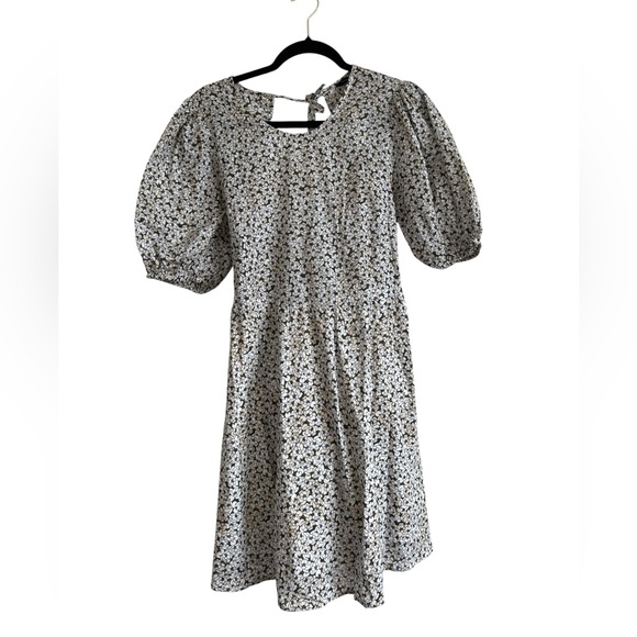 banana republic black floral dress Climbing Vines Kaftan main image 1